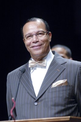The honorable Minister louis Farrakhan